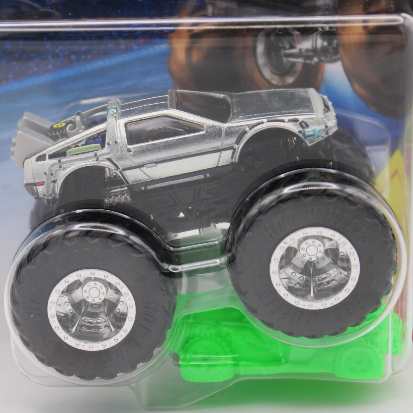 Hot Wheels Monster Trucks DeLorean Back to the Future Time Machine 2025