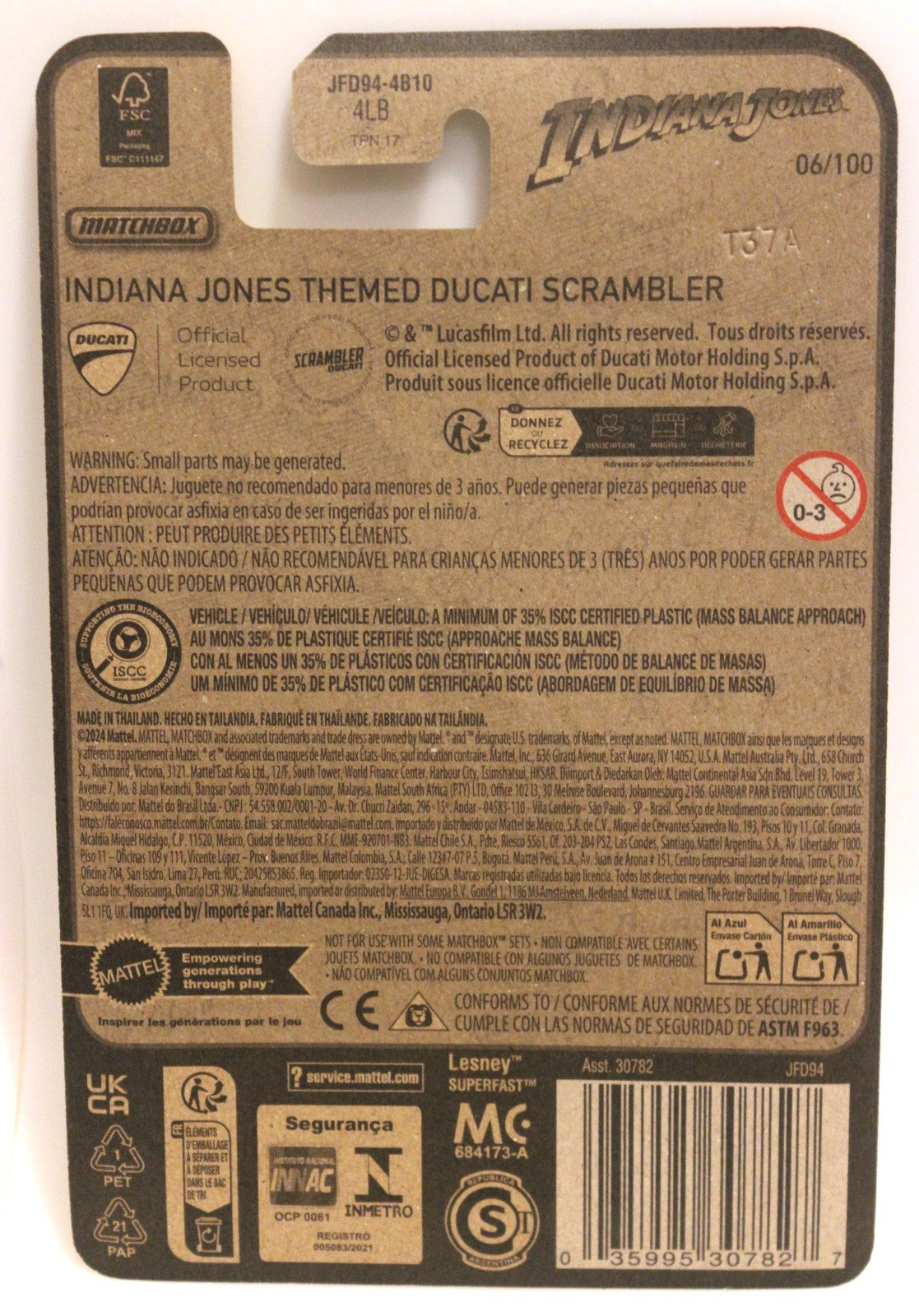 Matchbox Indiana Jones MBX TukTuk Ducati Scrambler River Flyer Auburn Lot Of 4