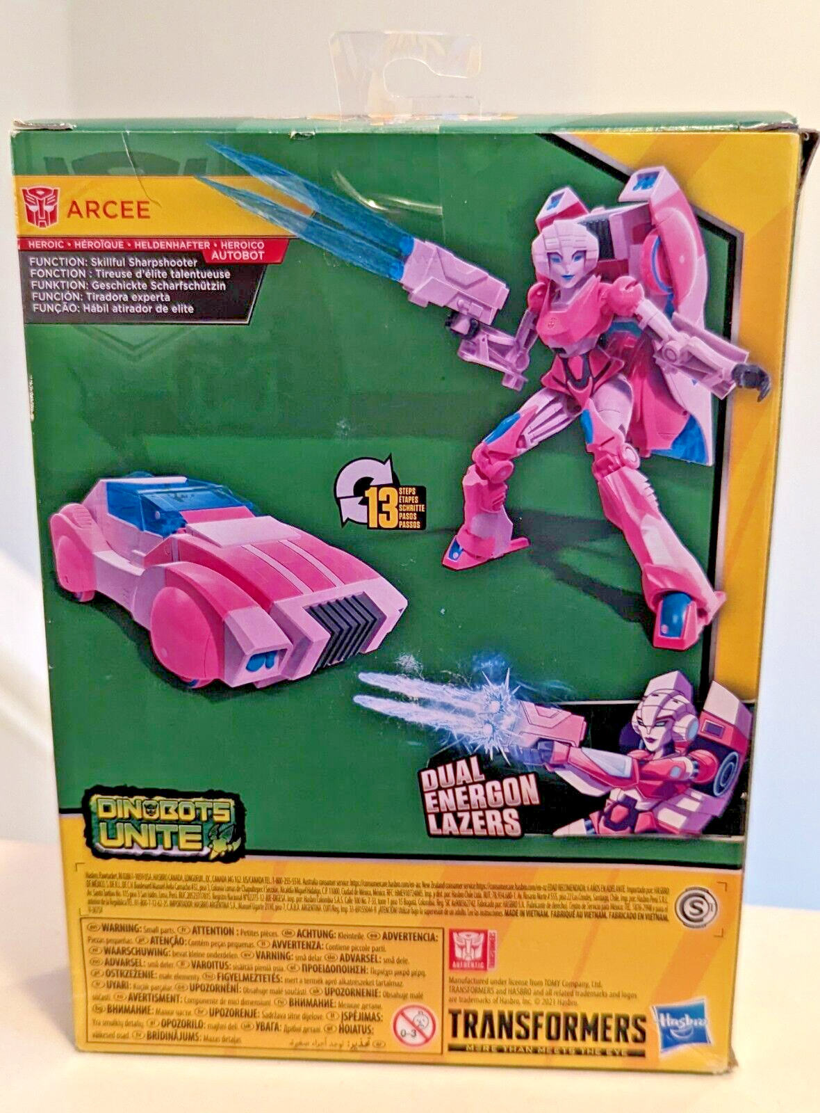 Transformers Bumblebee Cyberverse Adventures Dinobots Unite - Arcee