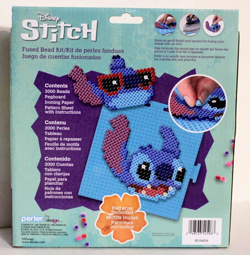 Lilo & Stitch Disney Fused Bead Kit 6+ Iron Finish Stitch Patterns 2003 pcs