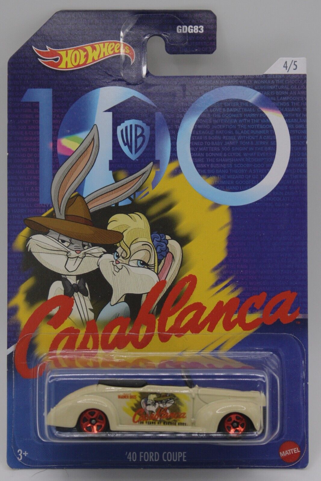 Hot Wheels Warner Brothers 100th Anniversary Looney Tunes Full Set of 5