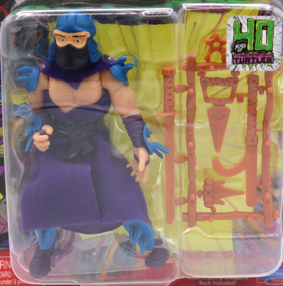 Playmates Toys Teenage Mutant Ninja Turtles Retro Shredder 4 Inch Action Figure