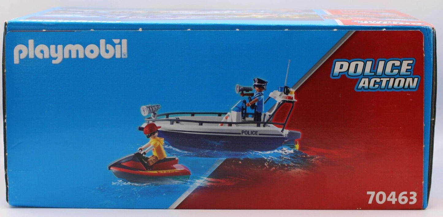 Playmobil Police Action Jewel Heist Getaway Building Set 70463 (Punctured Box)
