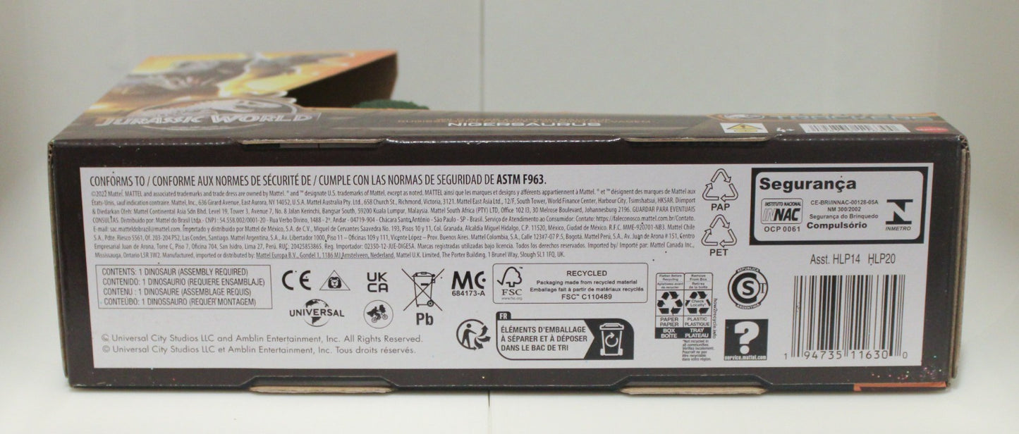 Jurassic World (Park) Dino Trackers Wild Roar Nigersaurus Action Figure