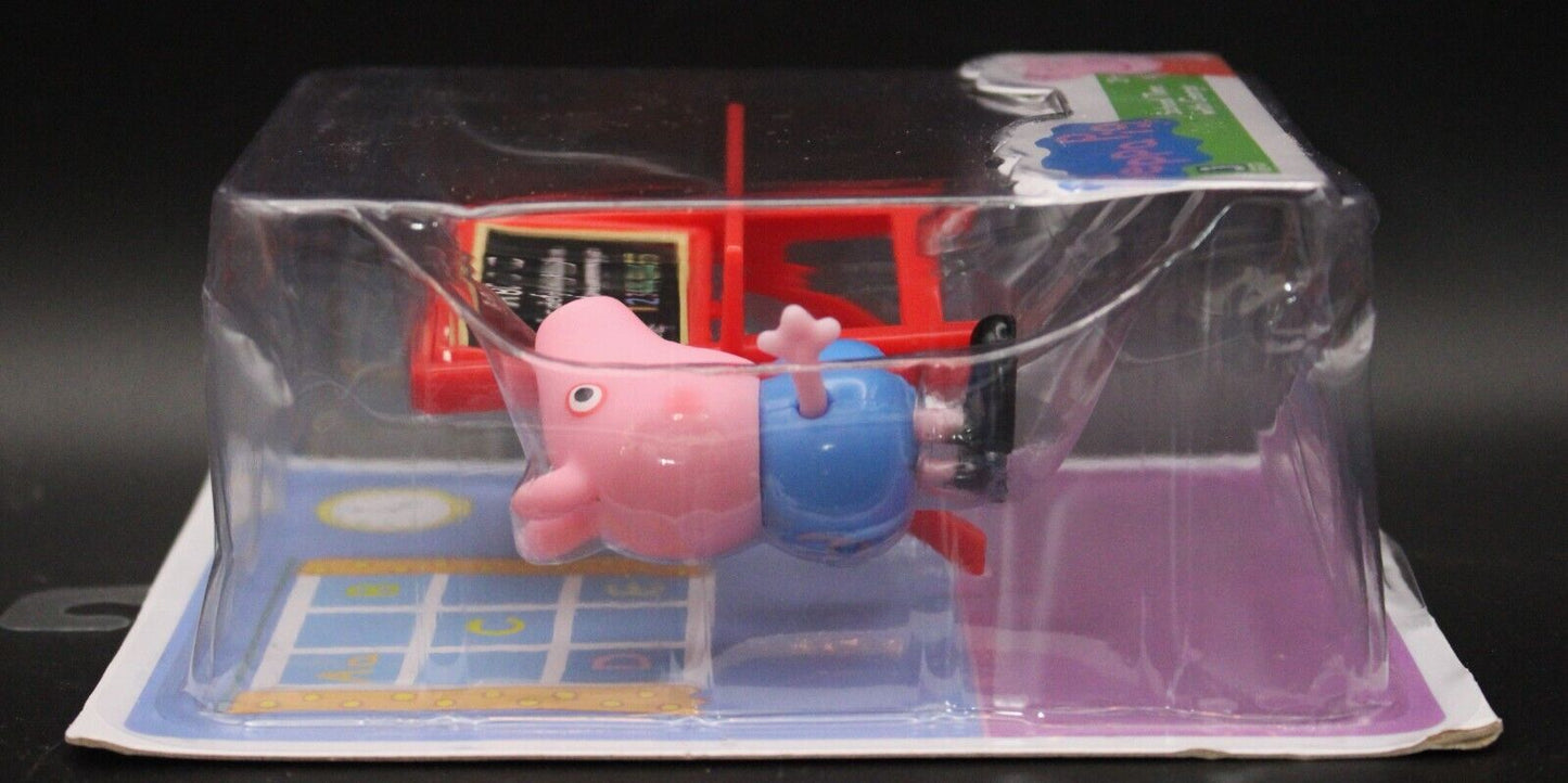 Peppa Pig Friends And Fun School Time With George 2.5 Inch Mini Figure Jazwares