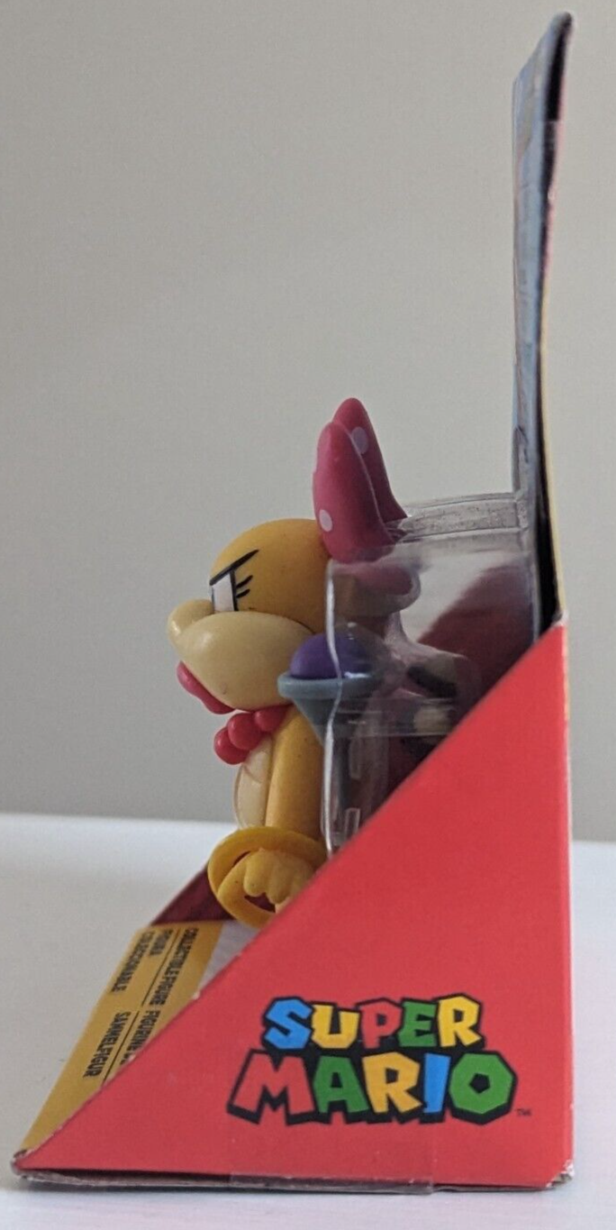 Super Mario 2.5 Inch Series Wendy Koopa Figure Brand New Checklane Packaging