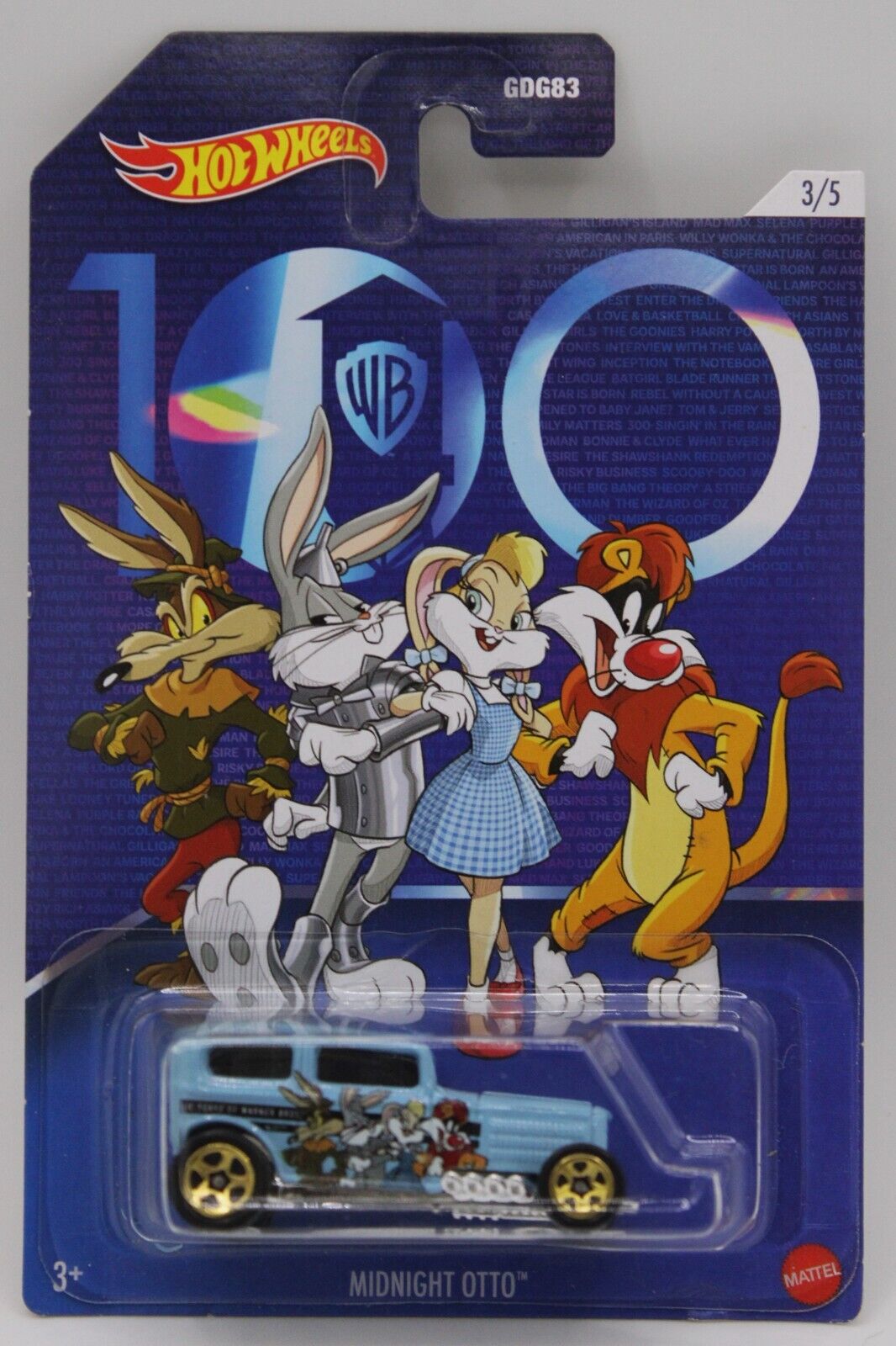 Hot Wheels Warner Brothers 100th Anniversary Looney Tunes Full Set of 5