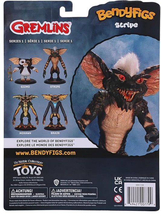 BendyFigs Gremlins Movie 7 Inch Figure - Stripe The Noble Collection