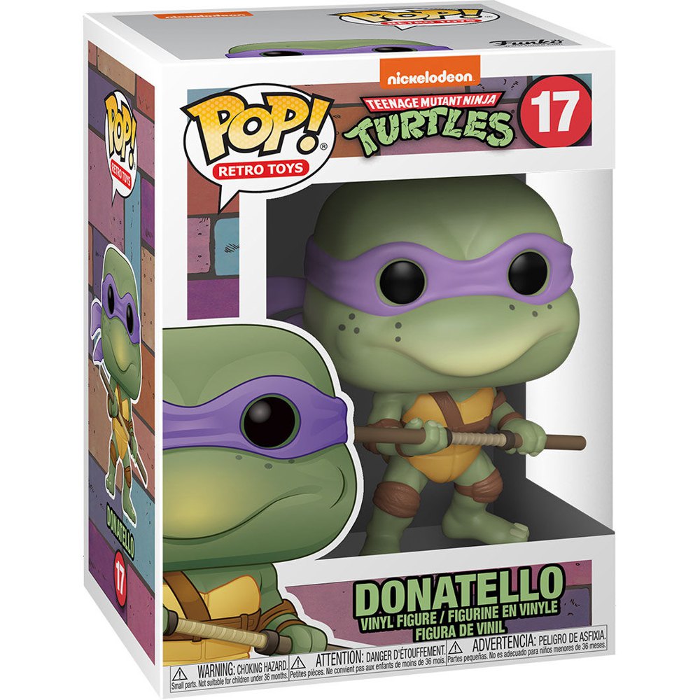 Funko POP! Teenage Mutant Ninja Turtles (TMNT) S3 Vinyl Figure - DONATELLO #17