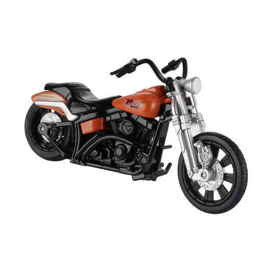 Hot Wheels Moto Street Power Orange Rollin' Thunder Motorcycle