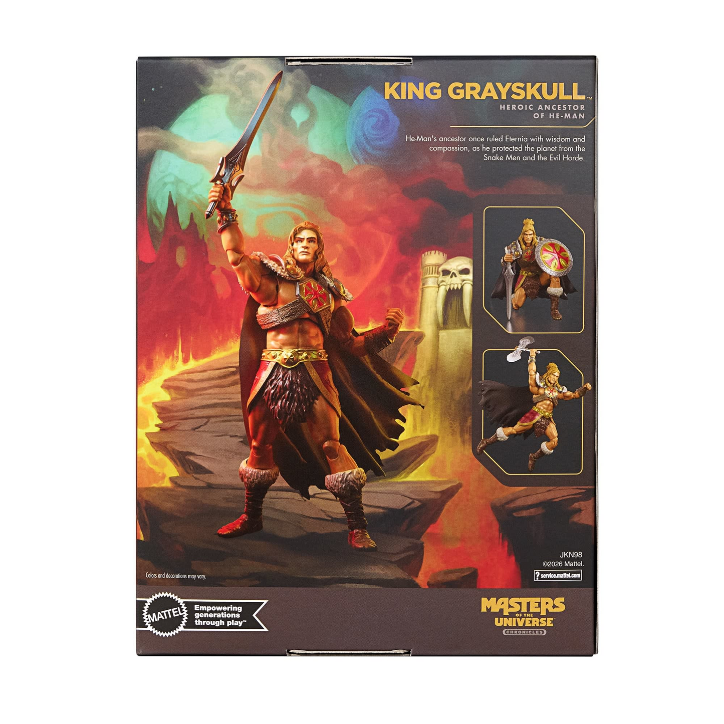 MOTU - Masters Of The Universe Chronicles King Grayskull Deluxe Action Figure