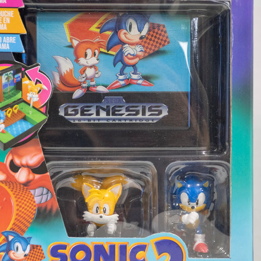 Sega Genesis Console Heroes Sonic 2 The Hedgehog Emerald Hill Zone Diorama