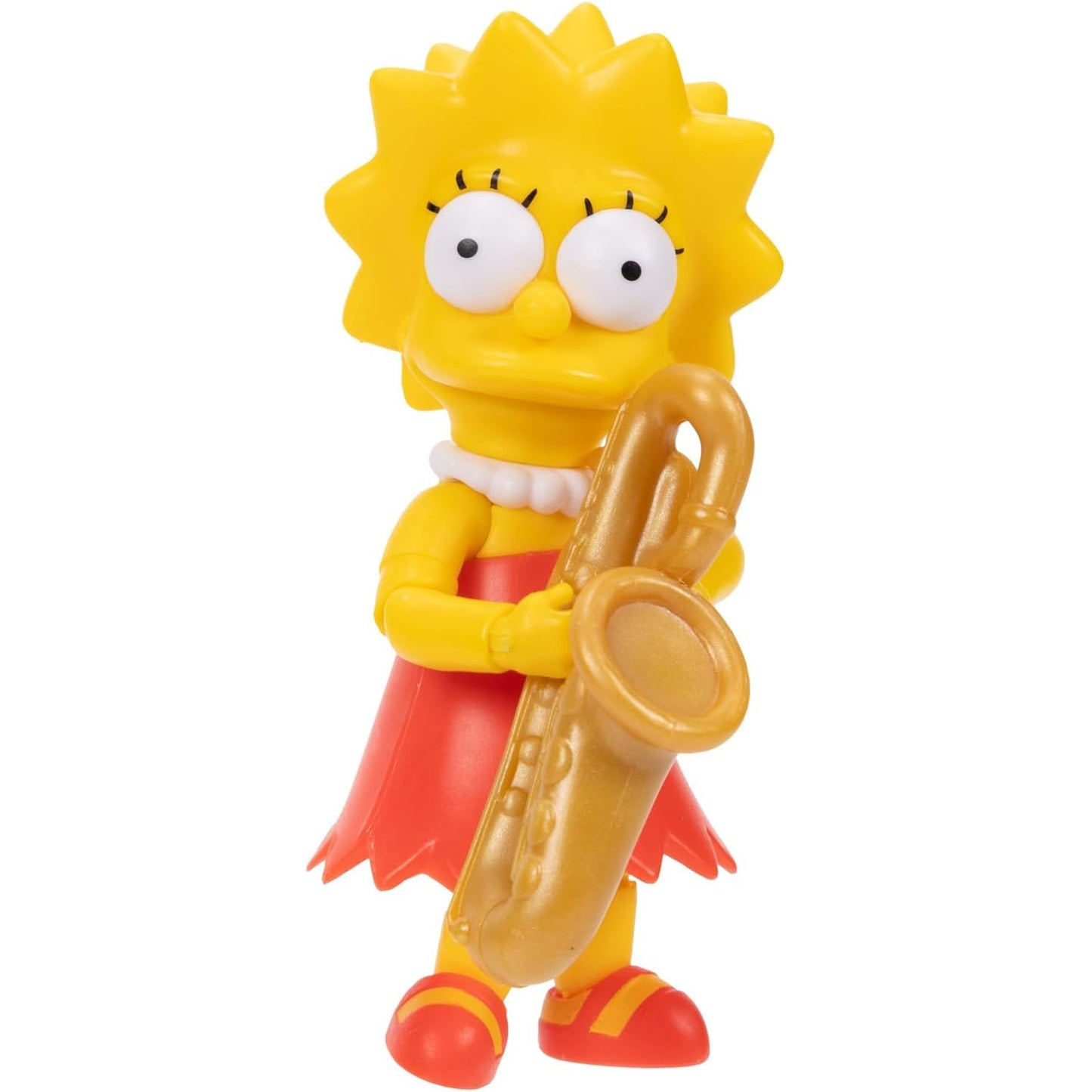 The Simpsons 5 inch Scale Lisa Simpson Articulated Action Figure with Saxophone Accessory