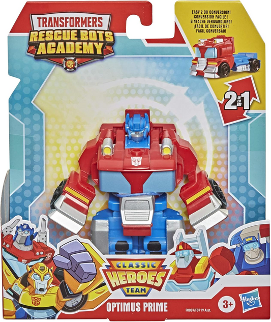 Transformers Playskool Heroes Rescue Bots Academy Optimus Prime 4.5-Inch Action Figure