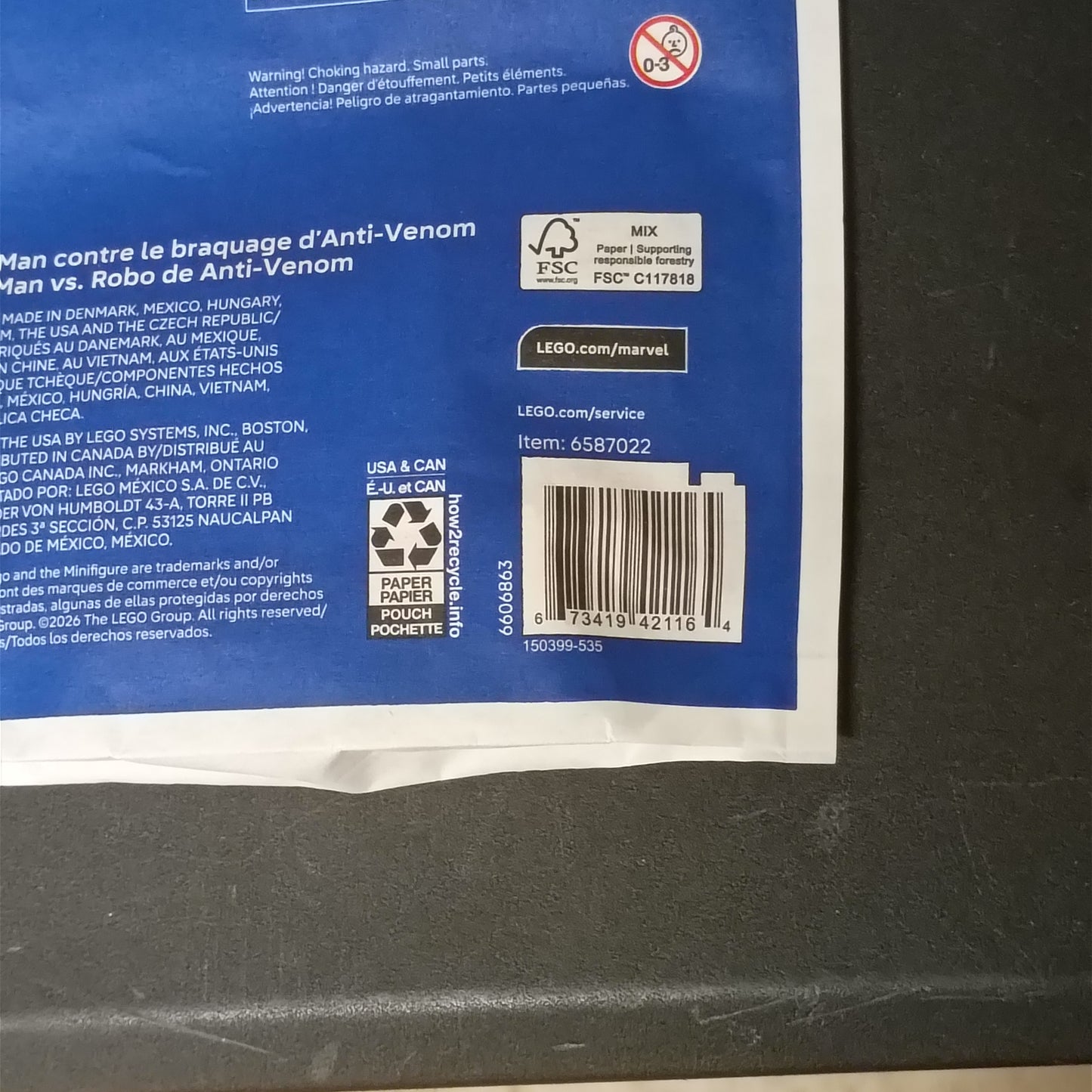 LEGO Marvel 30725 Spider-Man vs Anti-Venom Heist Polybag 2026