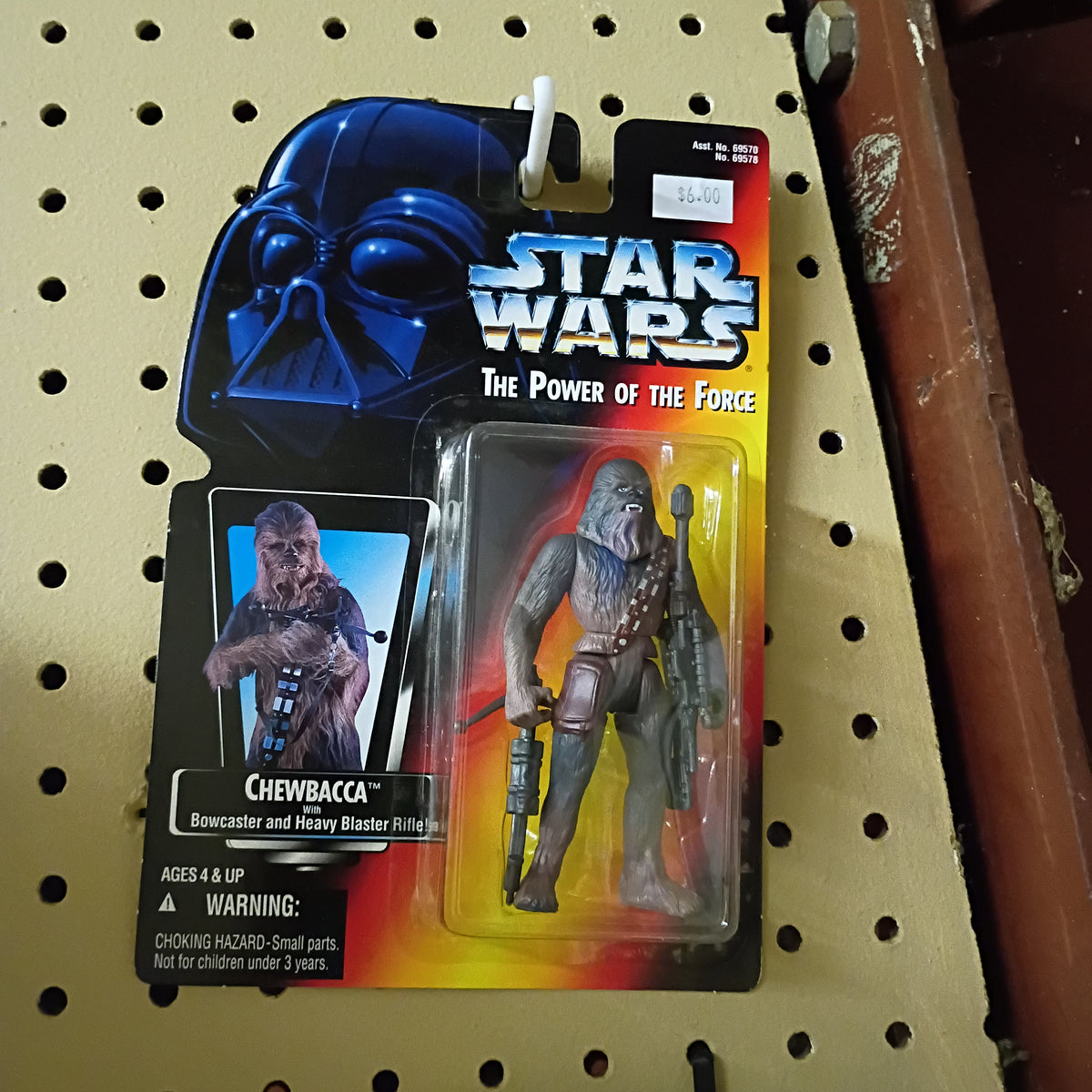Star Wars POTF Chewbacca Action Figure 1995
