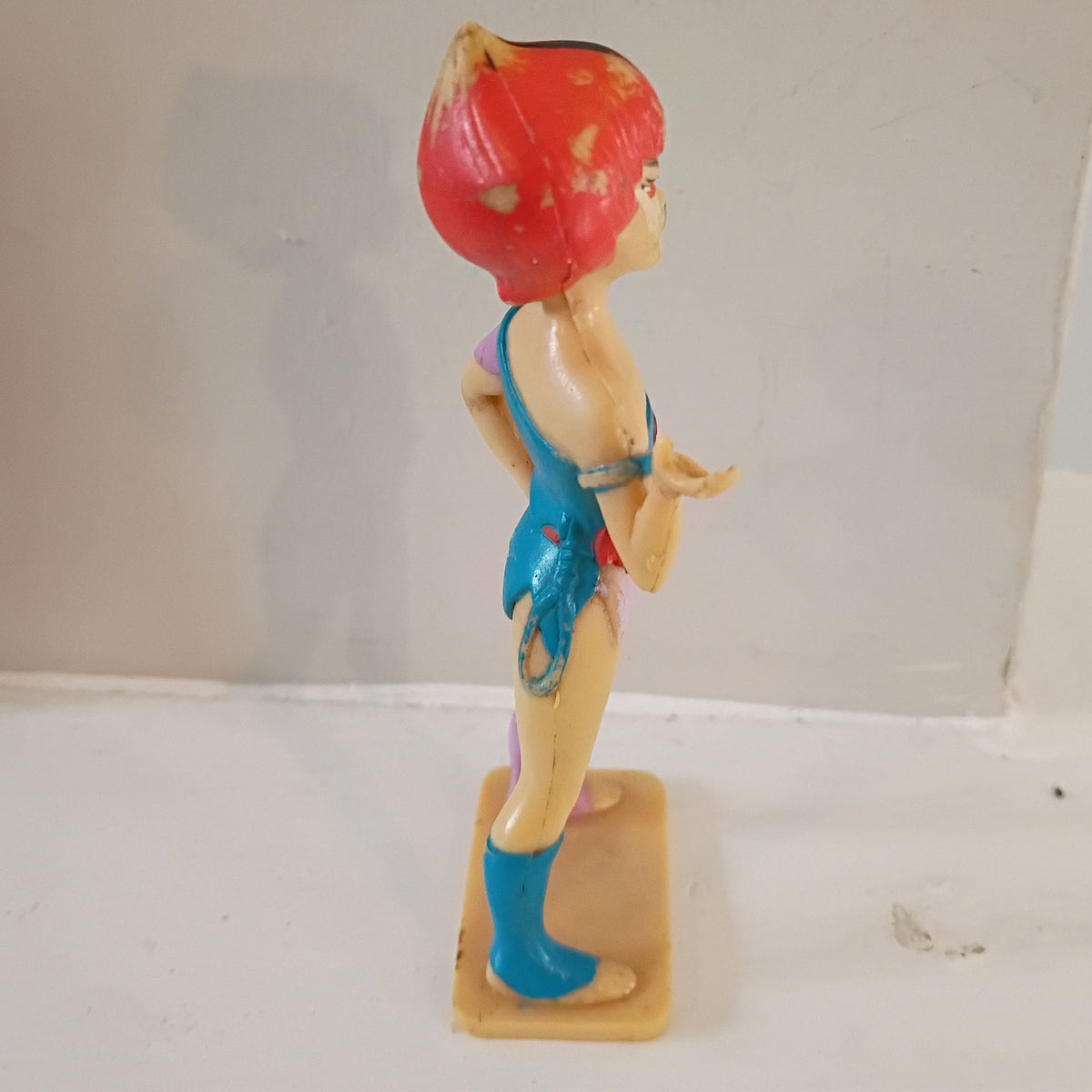 1985 Thundercats Wilykit & Wilykat 4 Inch Action Figure Pair LJN Telepix Toys (Rough Paint)