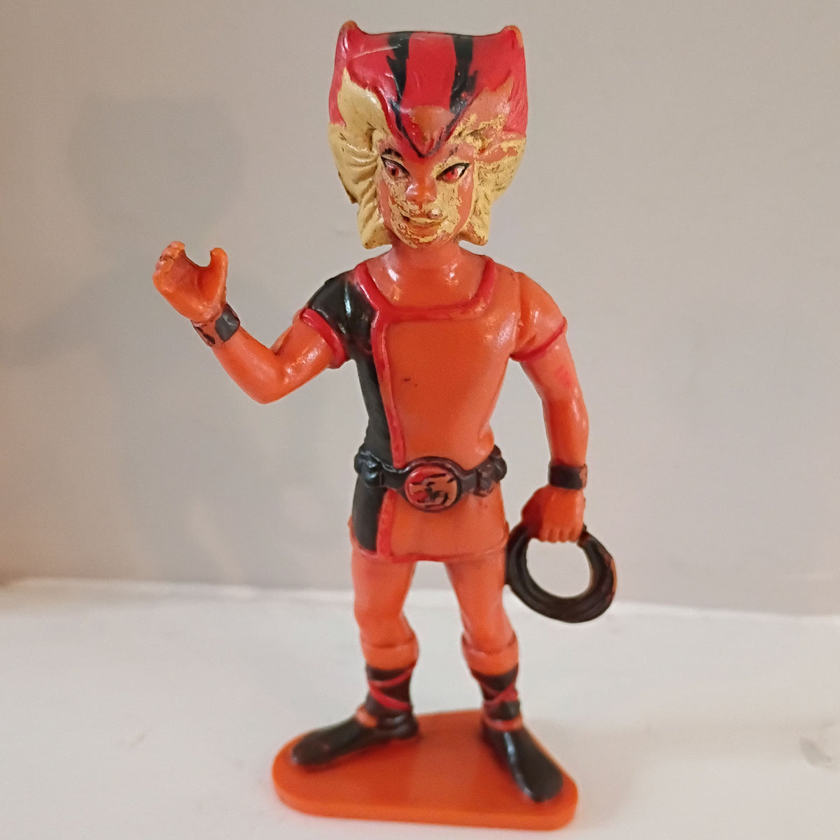 1985 Thundercats Wilykit & Wilykat 4 Inch Action Figure Pair LJN Telepix Toys (Rough Paint)