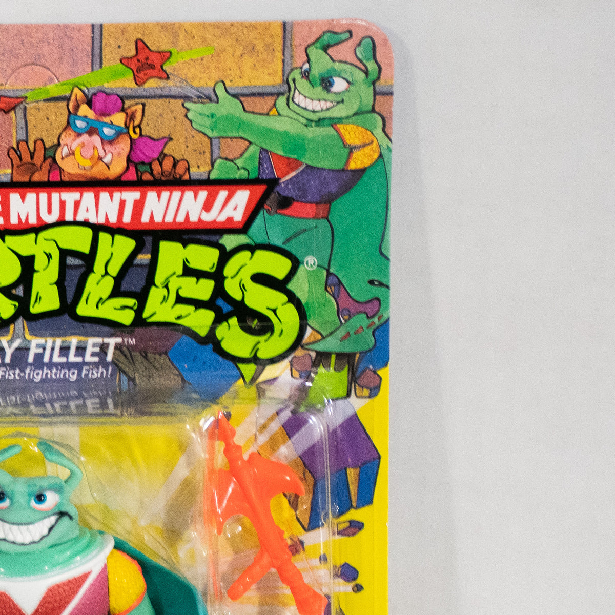 1990 TMNT Ray Fillet Figure New & Unpunched Filet Teenage Mutant Ninja Turtles