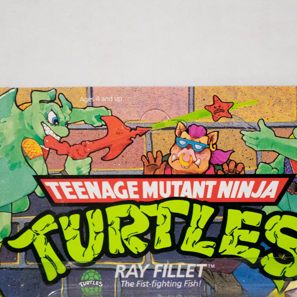 1990 TMNT Ray Fillet Figure New & Unpunched Filet Teenage Mutant Ninja Turtles