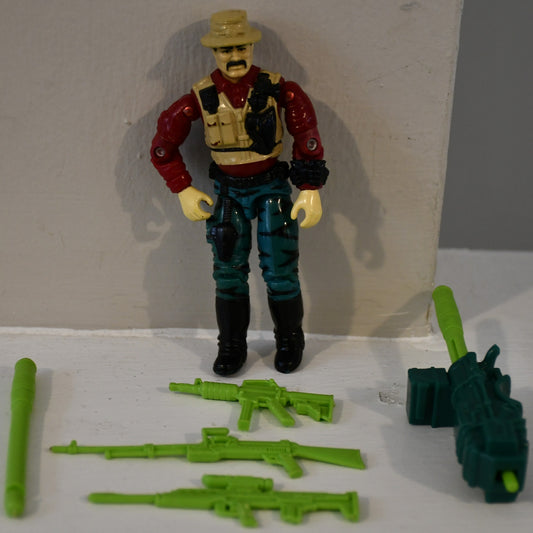 1992 G.I. Joe ARAH Battle Corps Bazooka v3 w/ Accessories Near Complete Vintage