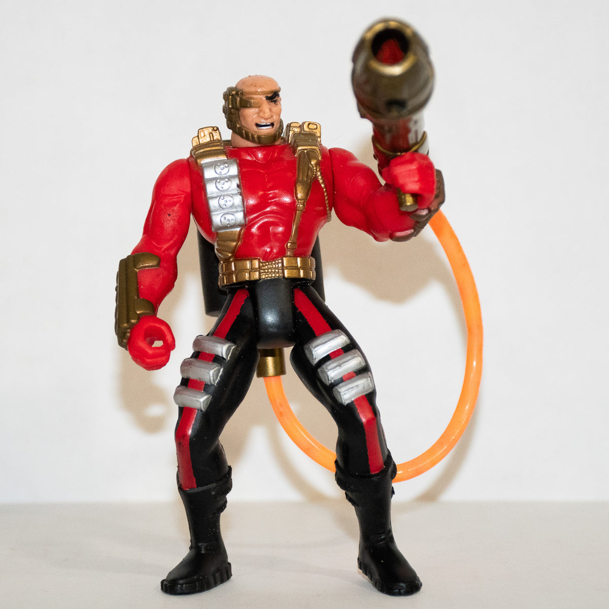 1995 GI Joe Extreme Inferno Action Figure With Firebolt Flamethrower