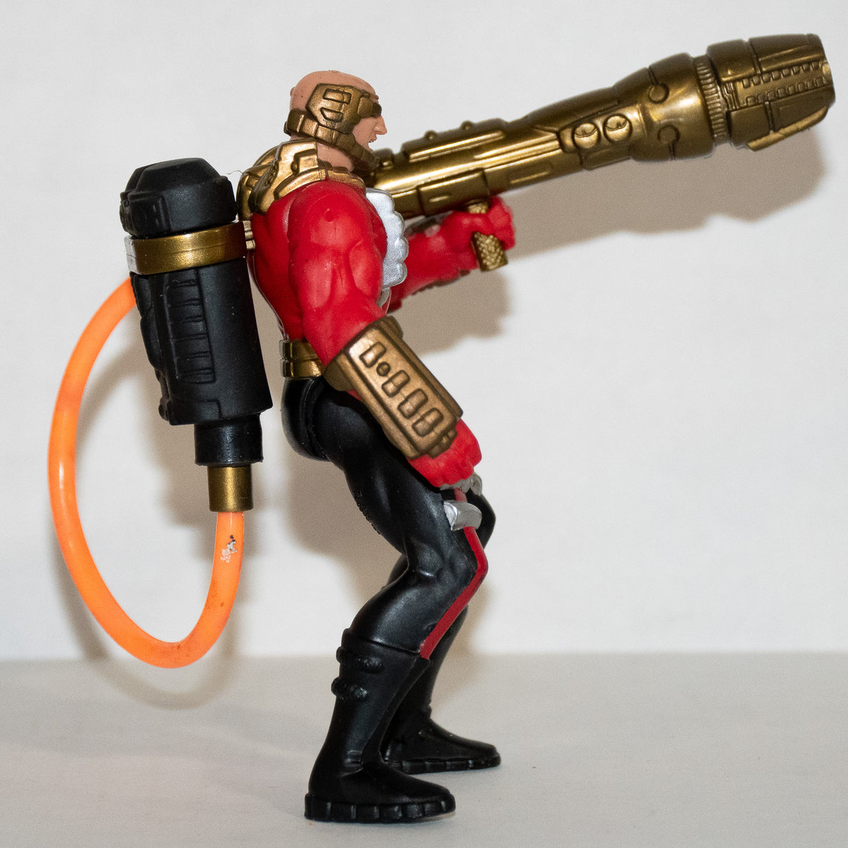 1995 GI Joe Extreme Inferno Action Figure With Firebolt Flamethrower