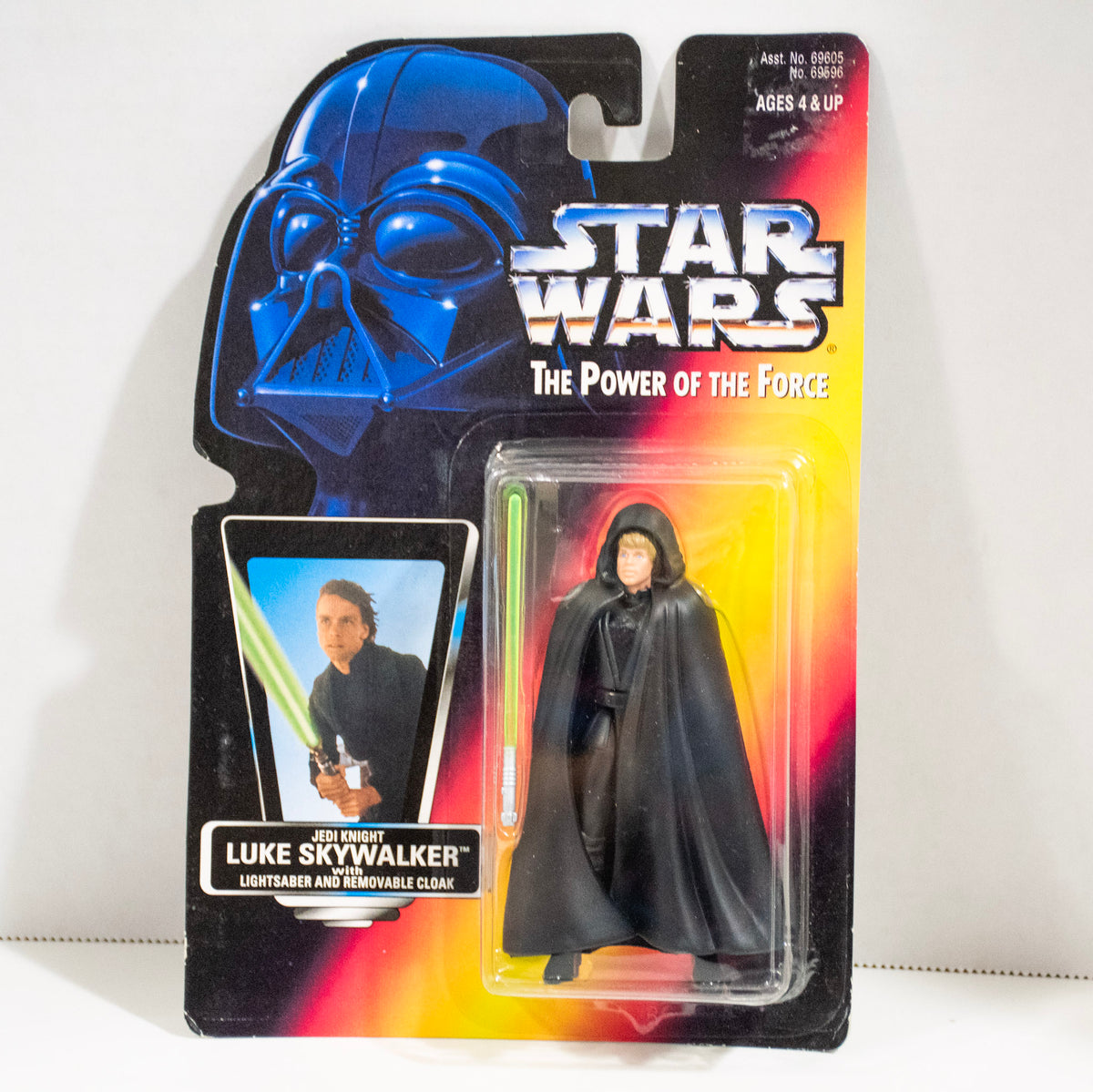 1996 Star Wars Power of the Force Luke Skywalker Jedi Knight Action Figure (Red Card)