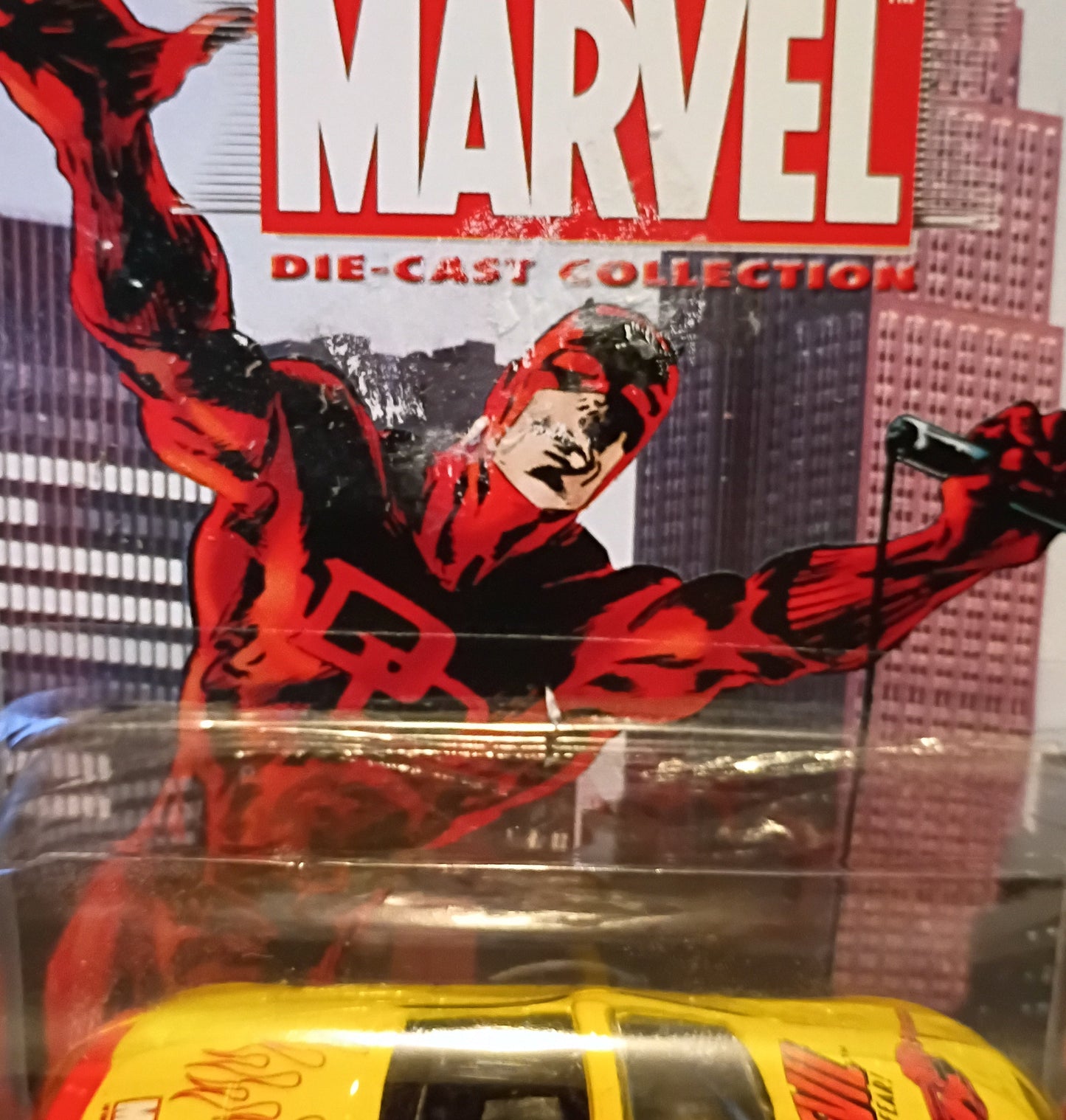 Set of 4 Maisto Ultimate Marvel Diecast Vehicles (2002) - Thor, Storm, Daredevil, Elektra
