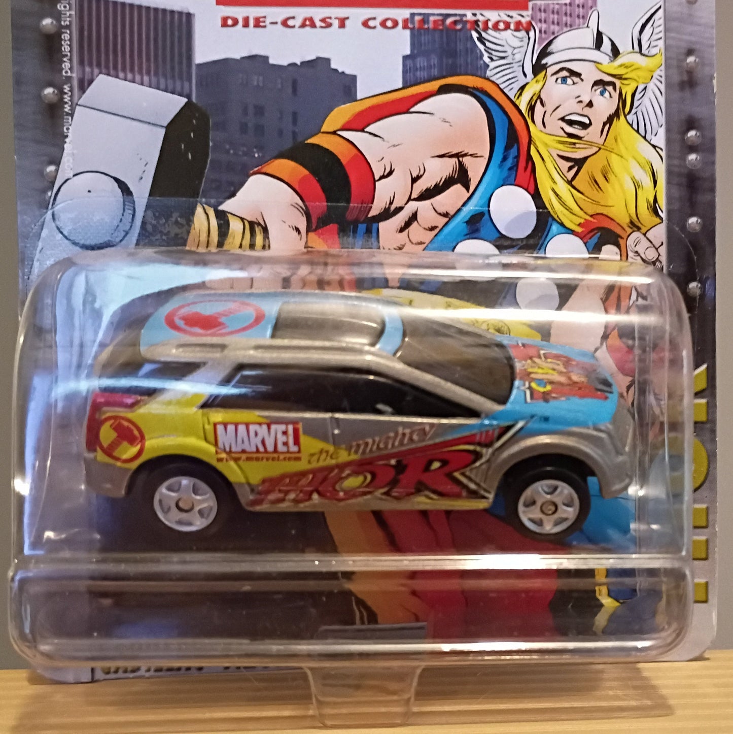 Set of 4 Maisto Ultimate Marvel Diecast Vehicles (2002) - Thor, Storm, Daredevil, Elektra