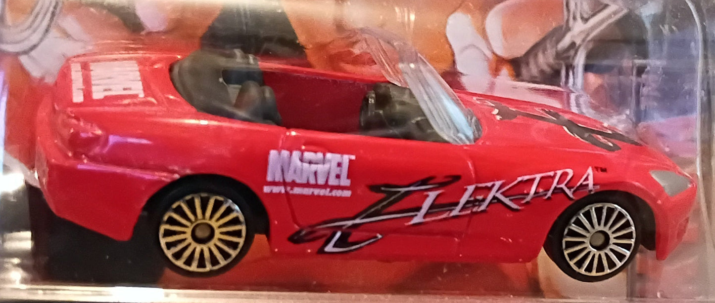 Set of 4 Maisto Ultimate Marvel Diecast Vehicles (2002) - Thor, Storm, Daredevil, Elektra