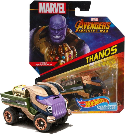 2018 Hot Wheels Marvel Character Cars Avengers Infinity War Thanos