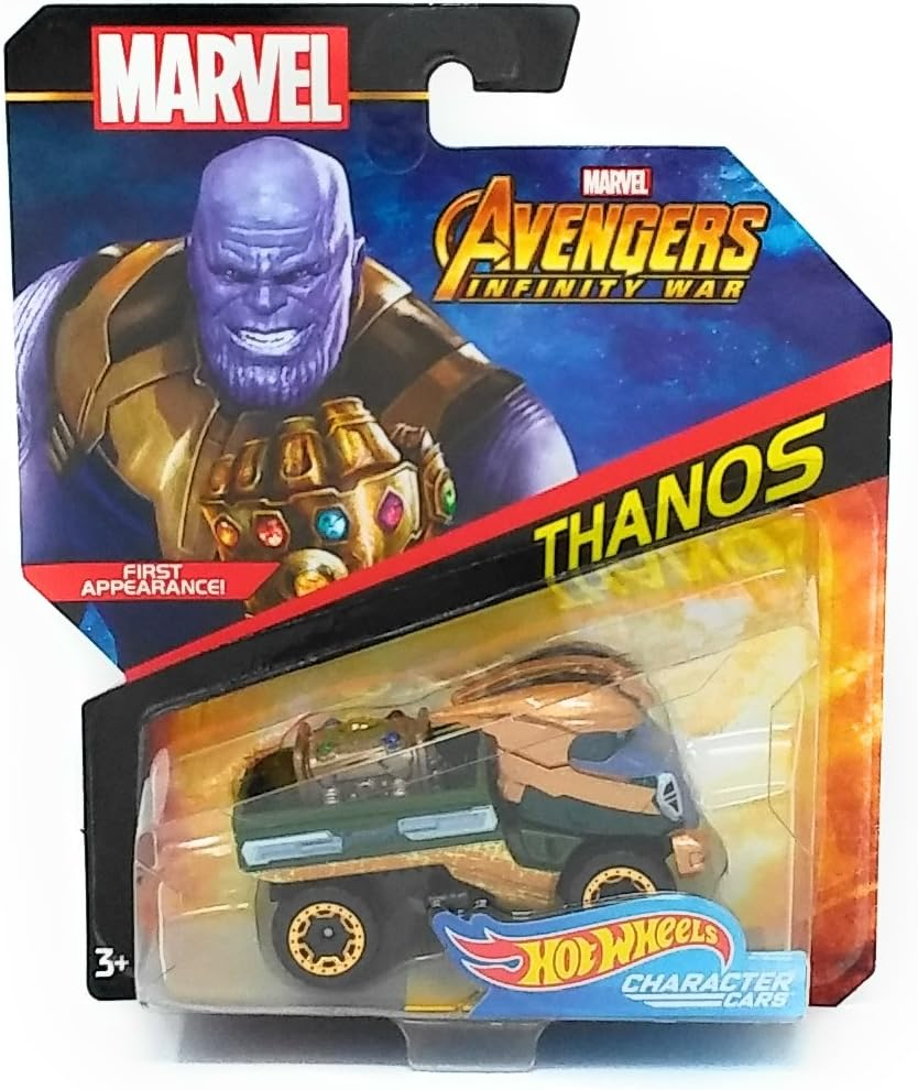 2018 Hot Wheels Marvel Character Cars Avengers Infinity War Thanos