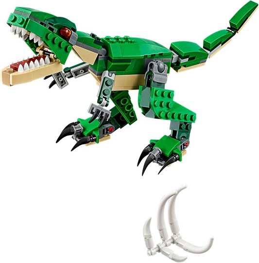LEGO Creator 31058 - 3 in 1 Mighty Dinosaur Toy, Transforms from T-Rex to Triceratops to Pterodactyl Dinosaur Figures