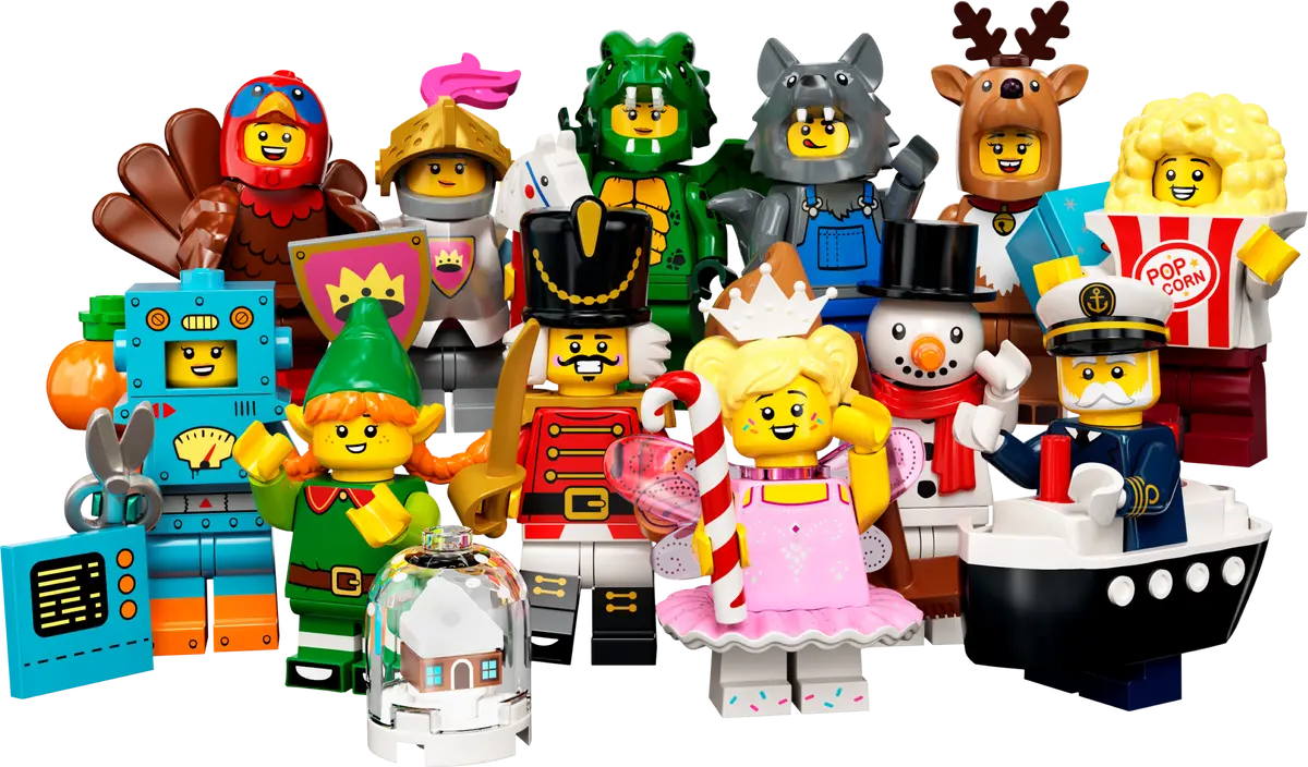 Lego Series 23 Minifigures - Pick Your Figure - Snowman, Knight, Dragon, Soldier