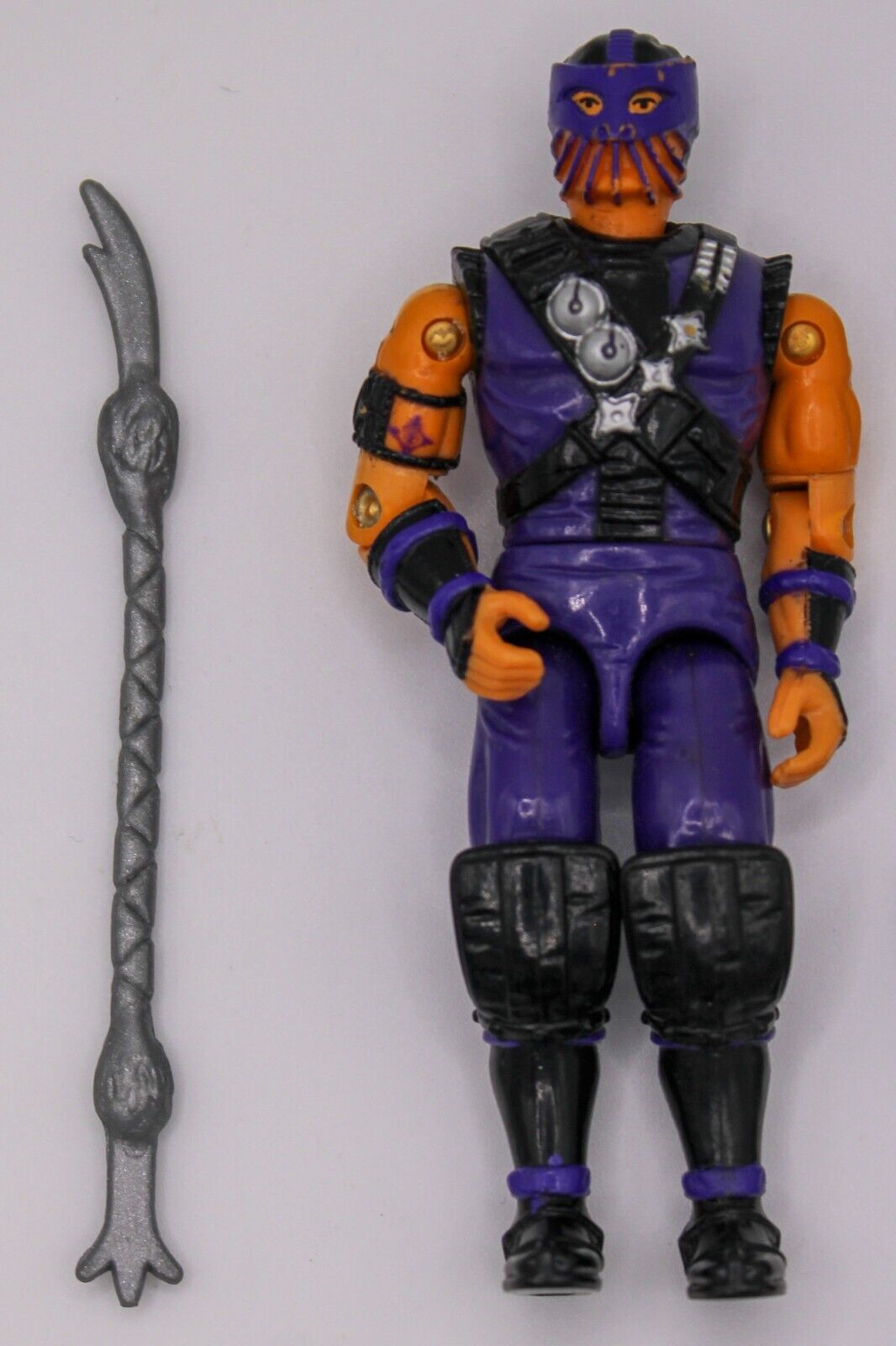 G.I. Joe Vintage 1992 Ninja Force Dice Action Figure ARAH 3.75 Inch Complete