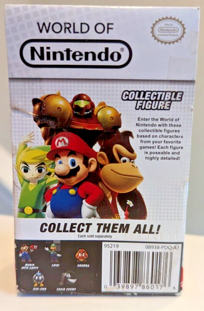 World Of Nintendo Super Mario Goomba 2.5” Figure Checklane Packaging