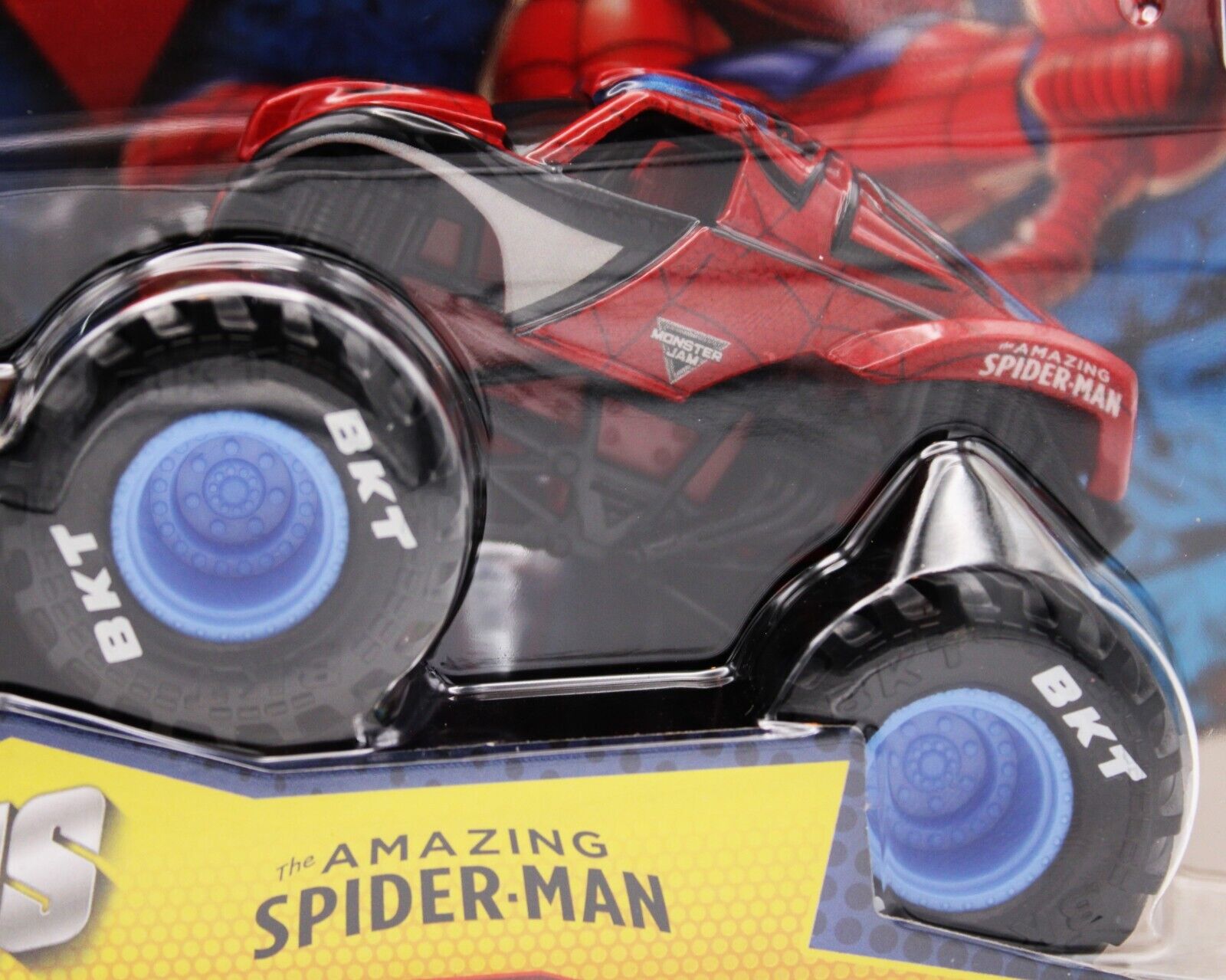 Monster Jam Marvel Series 1 Venom Vs Spider Man 2 Pack 1:64 Scale True Metal