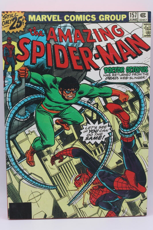 Marvel Comics Amazing Spider-Man #157 Comic Cover Wall Decor Pop Culture 10 x 7