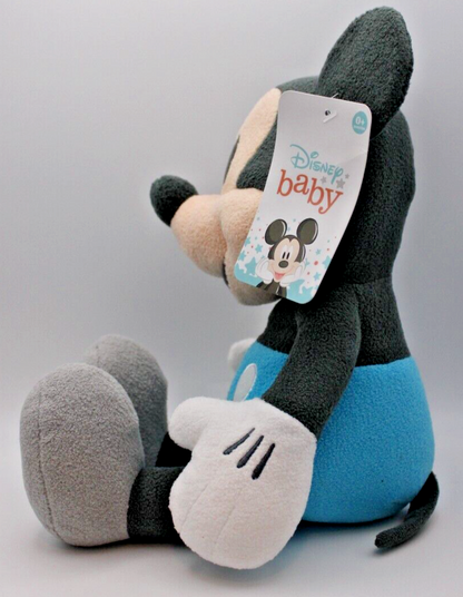 Disney Baby Mickey Mouse Pastel Baby Blue 14 Inch Plush Stuffed Animal