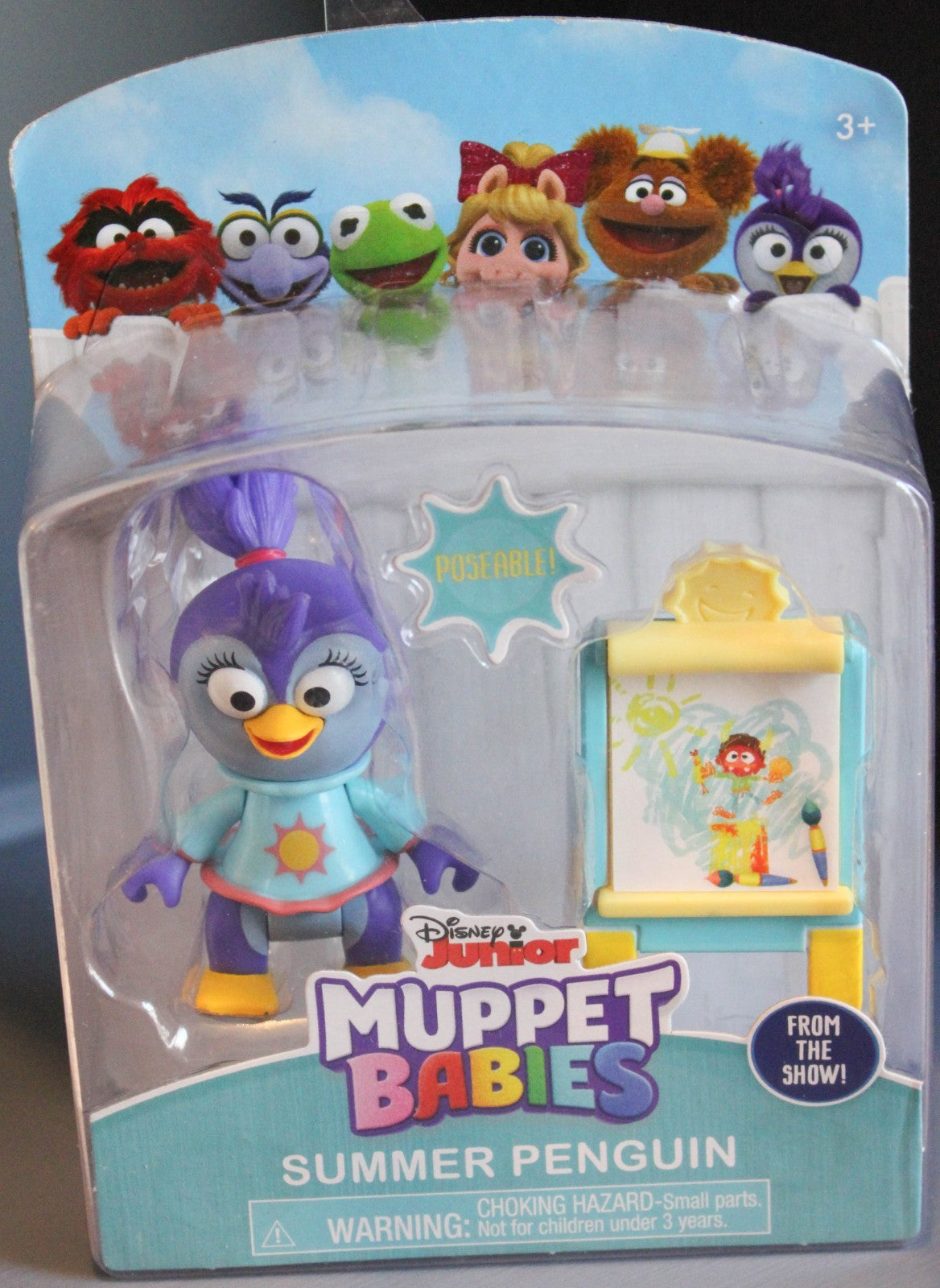 Muppet Babies 2 Action Figures - Fozzie w/ Bow & Summer Penguin w/ Canvas