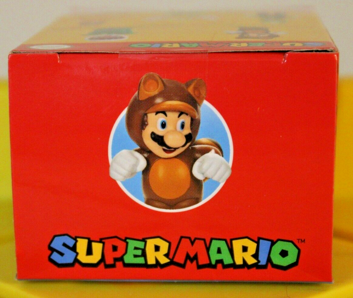 Jakks Pacific Nintendo Super Mario Tanooki Mario 2.5 Inch Figure MIB