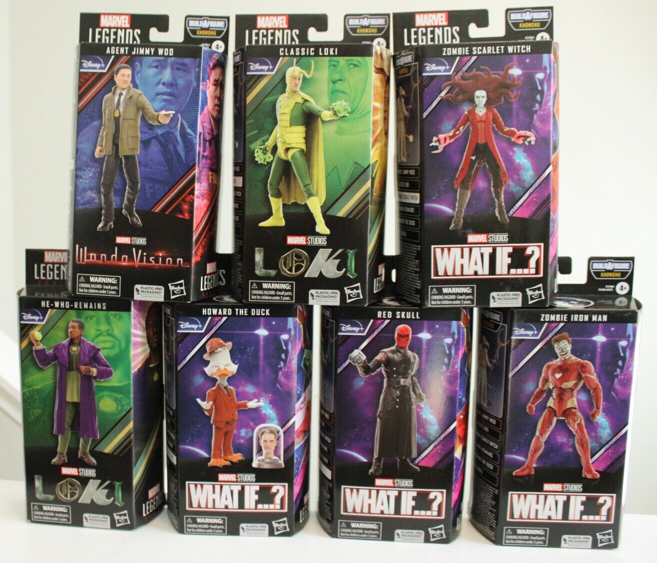 Marvel Legends Disney+ 6 Inch Action Figure BAF Khonshu - Set of 7 (Full Set)