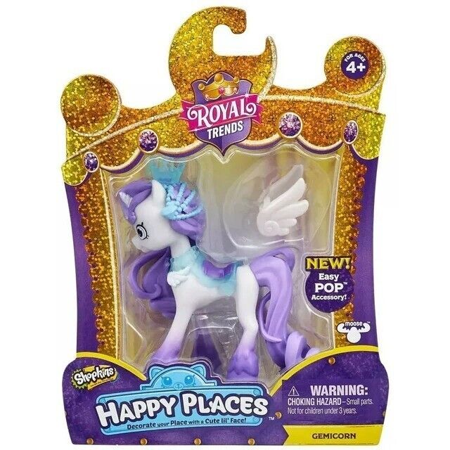 Gemicorn Shopkins Happy Places Royal Trends Figure - Brand New