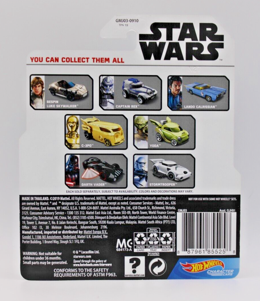 Hot Wheels 2020 Star Wars Character Cars 40th Ann. Empire Strikes Back R2-D2