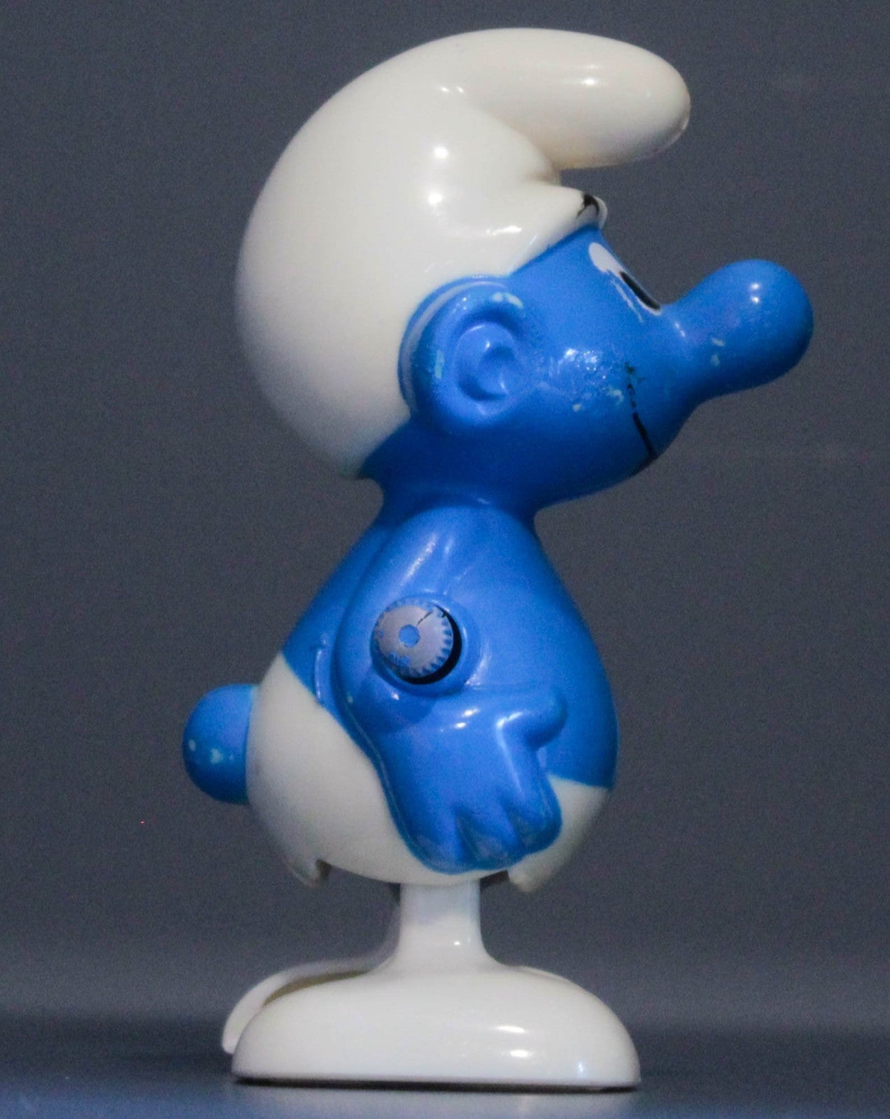 Lot of  Vintage Wind Up Toys 2 x Snoopy (Peanuts) 1 x Smurf Non-Working Pieces