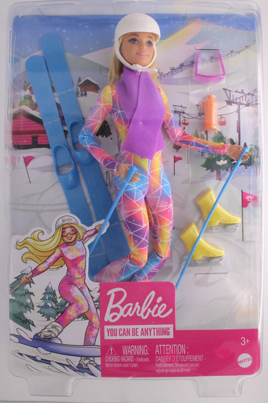 Barbie You Can Be Anything HGM73 - Skiing And Skating Sport