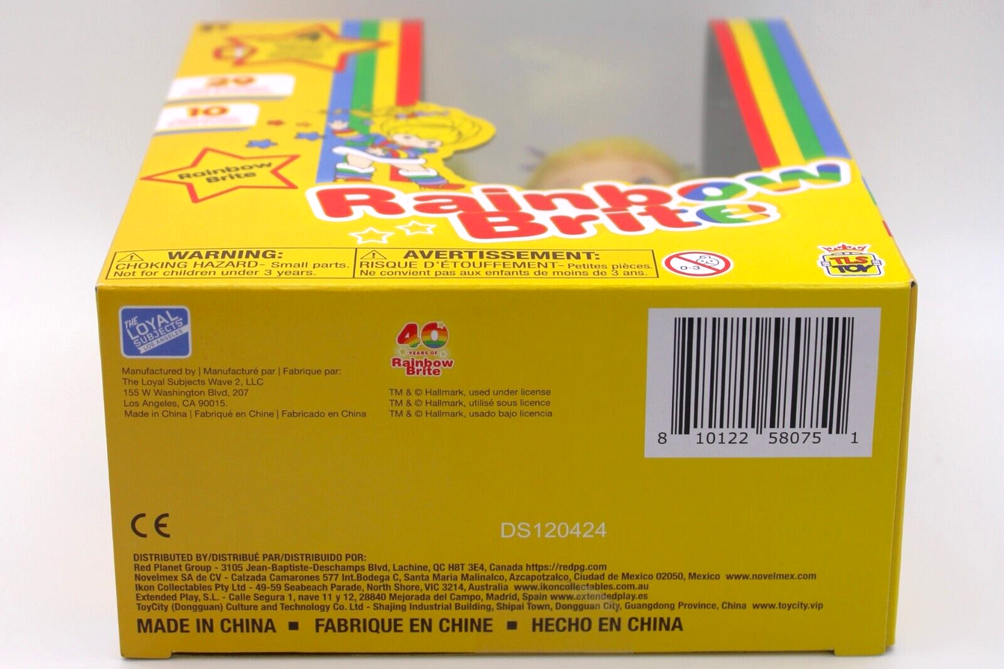 Rainbow Brite 40th Anniversary 5.5 Inch Fashion Doll  The Loyal Subjects