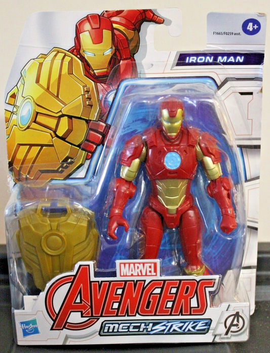 Marvel Avengers Iron Man Mech Strike 6" Figure Some Minor Package Blemishes