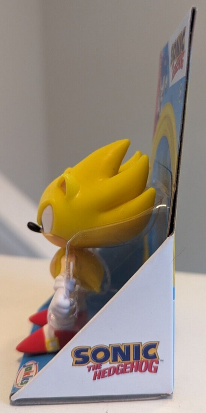 Jakks Pacific Super Sonic The Hedgehog 2.5" Action Figure (Checklane Packaging)